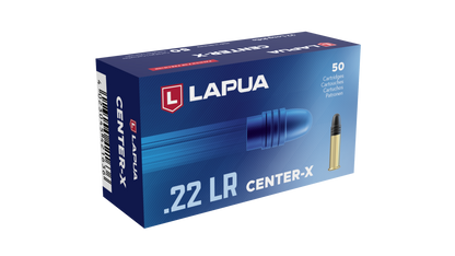 Lapua Center-X .22 LR Match Ammunition (500 rds) - Brick